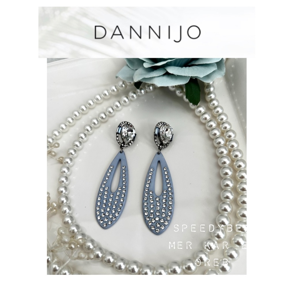 DANNIJO Blue Tina Earrings